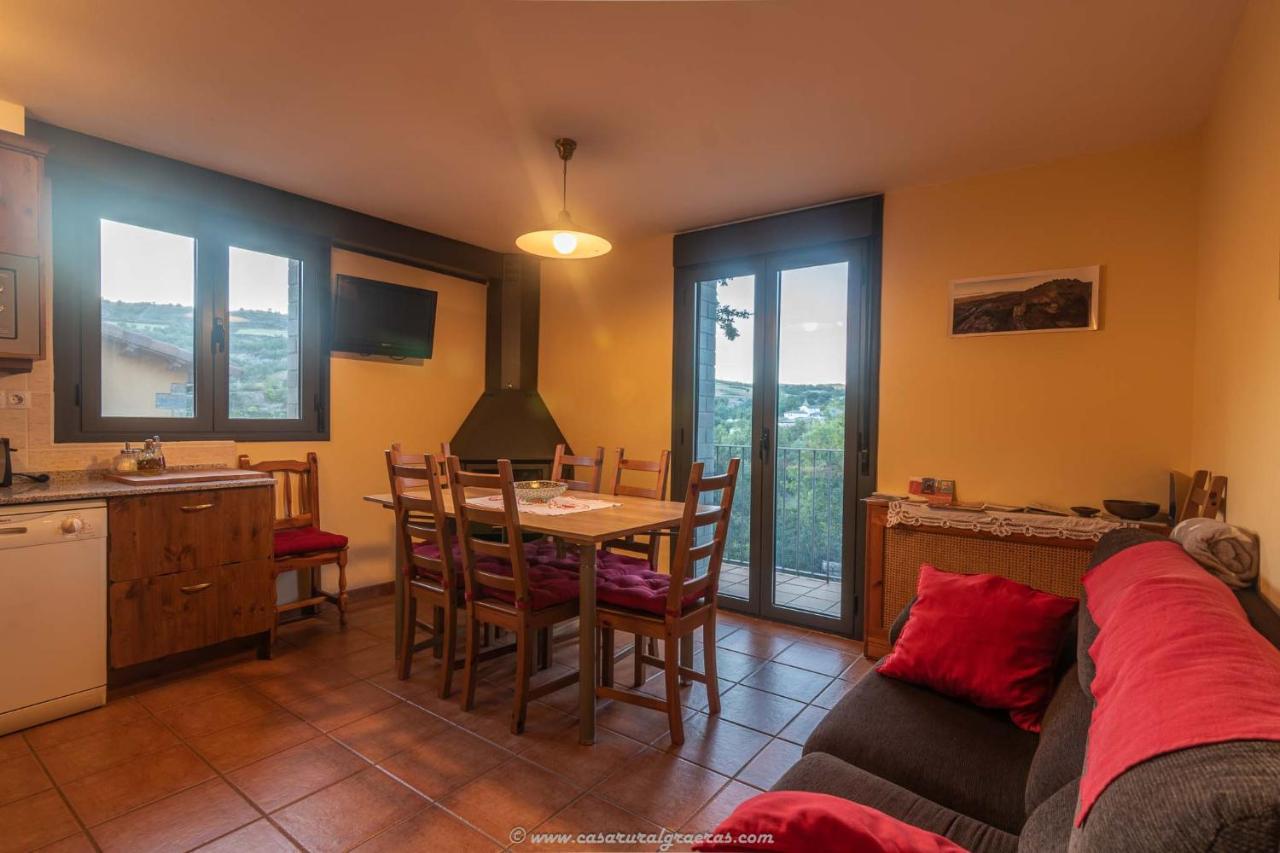 Casa Rural Graeras En Castigaleu Luaran gambar